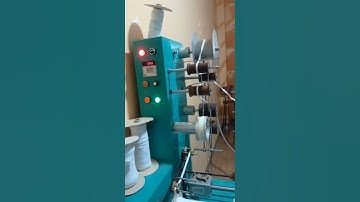 textile fabric ribbon and elastic band winding machine spool reel winder for tape