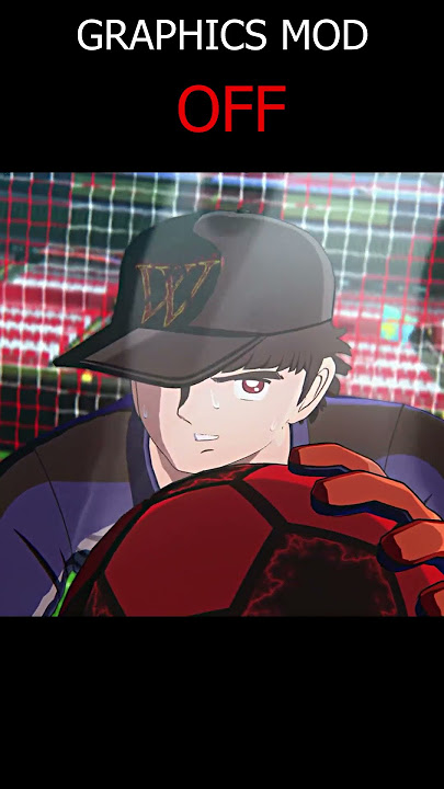 Graphics Mod ON and OFF Comparison - 【Captain Tsubasa】 #anime #captaintsubasa #soccer