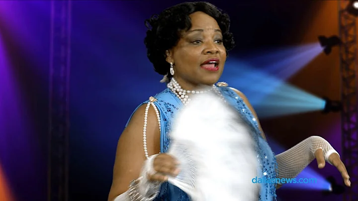 Denise Lee sings in the DMN studio