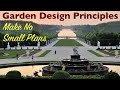 Garden design principles  make no small plans