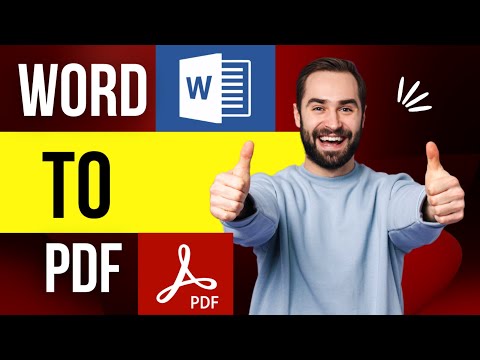 How to Convert Word to PDF in Mobile & Computer | Word to PDF Convert in 2022