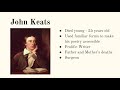 An introduction to john keats