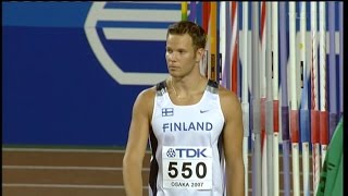 Men's Javelin Throw - Osaka 2007 - 50 fps