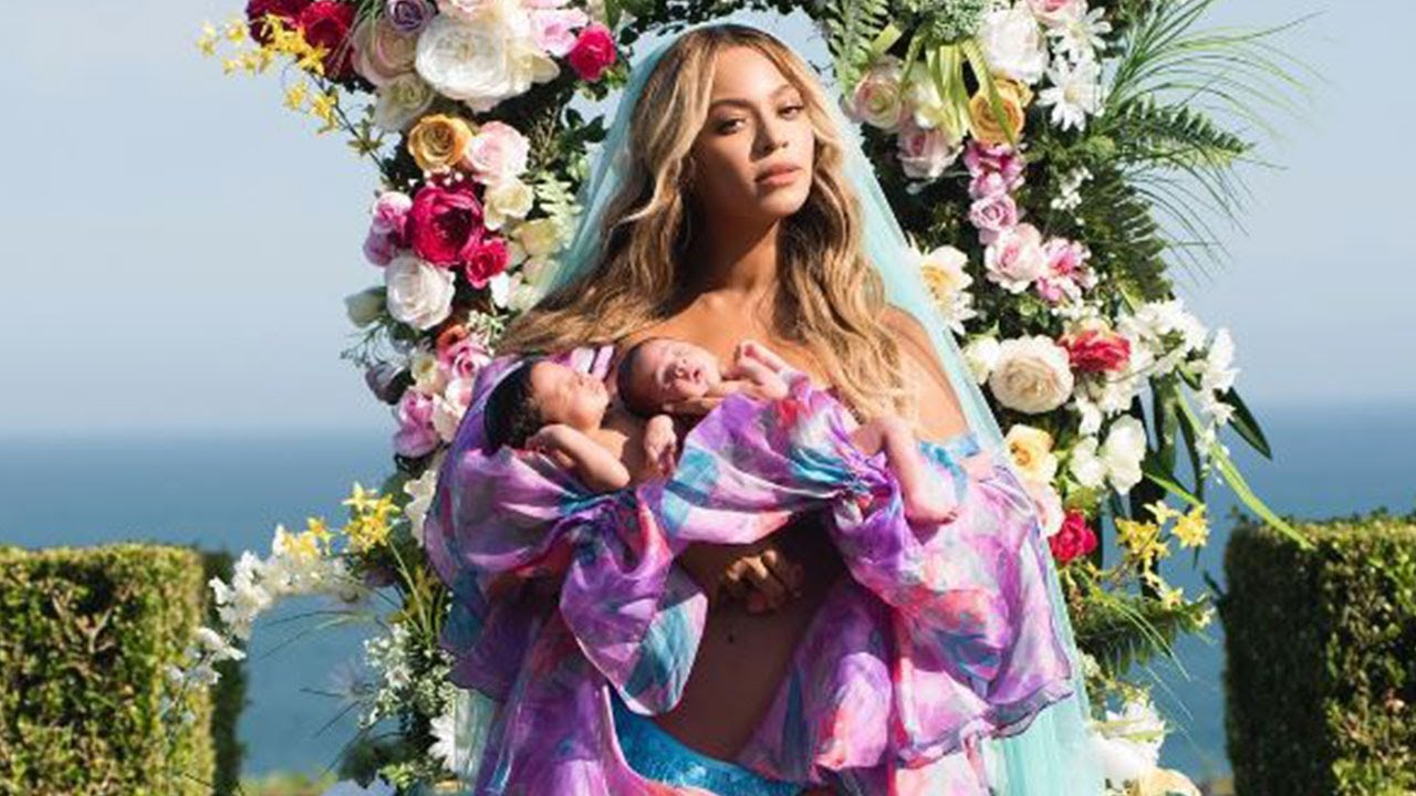 Beyonce Kisses & Cuddles Her Twins Sir & Rumi In 1st Ever Photos  See Pics