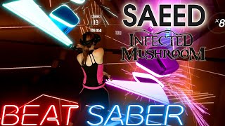 Beat Saber || Saeed – Infected Mushroom (Expert+) First Attempt || Mixed Reality screenshot 5