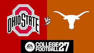 Ohio State vs Texas - Week 2 Simulation (CFB 27)
