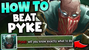 WHEN THE RANK 1 PYKE PLAYS AGAINST HIS MAIN CHAMPION (COUNTER PYKE) - League of Legends