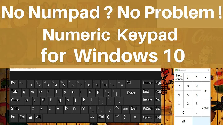 How to Get a Numeric Keypad in Windows 10