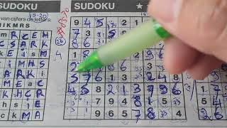 (#8570) Sunday.  Two Stars Sudoku puzzle. Bonus Extra edition. 05192024 Extra part 2 of 3