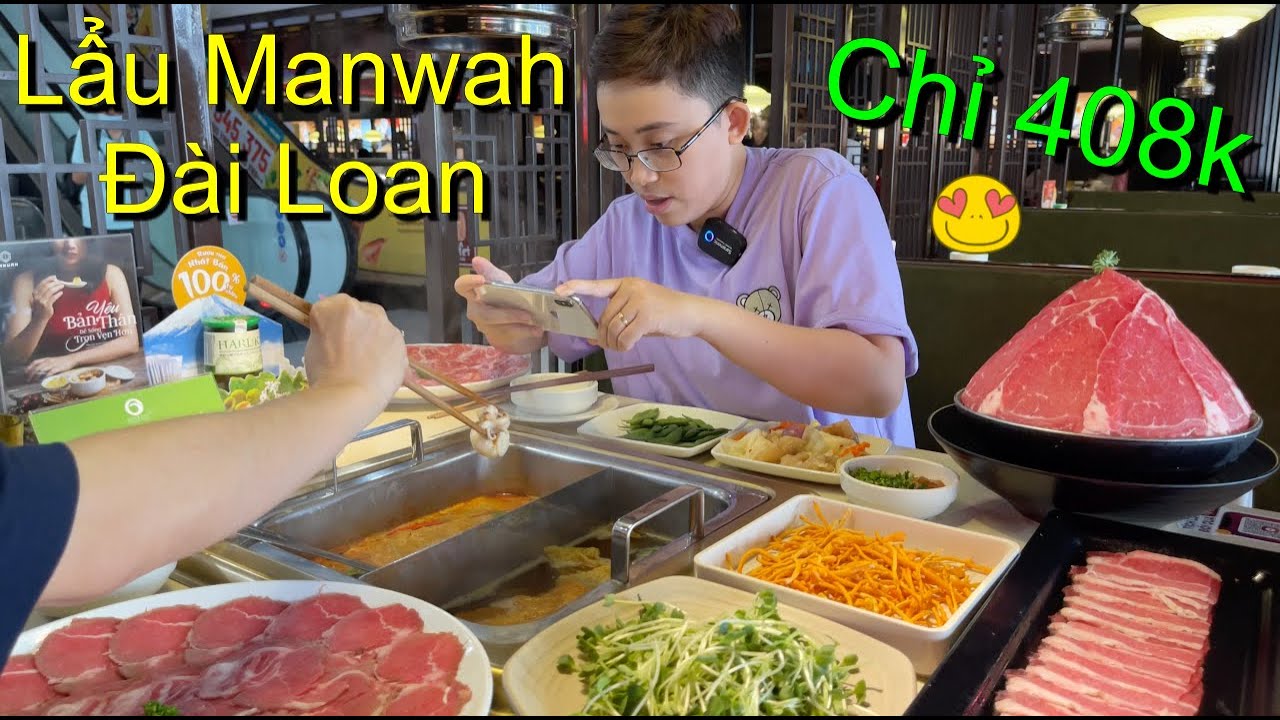 buffet lẩu hà nội 2022 Buffet lẩu Manwah Đài Loan chi nhánh Cao Thắng ăn hải sản, bò Mỹ phủ phê chỉ với 408k