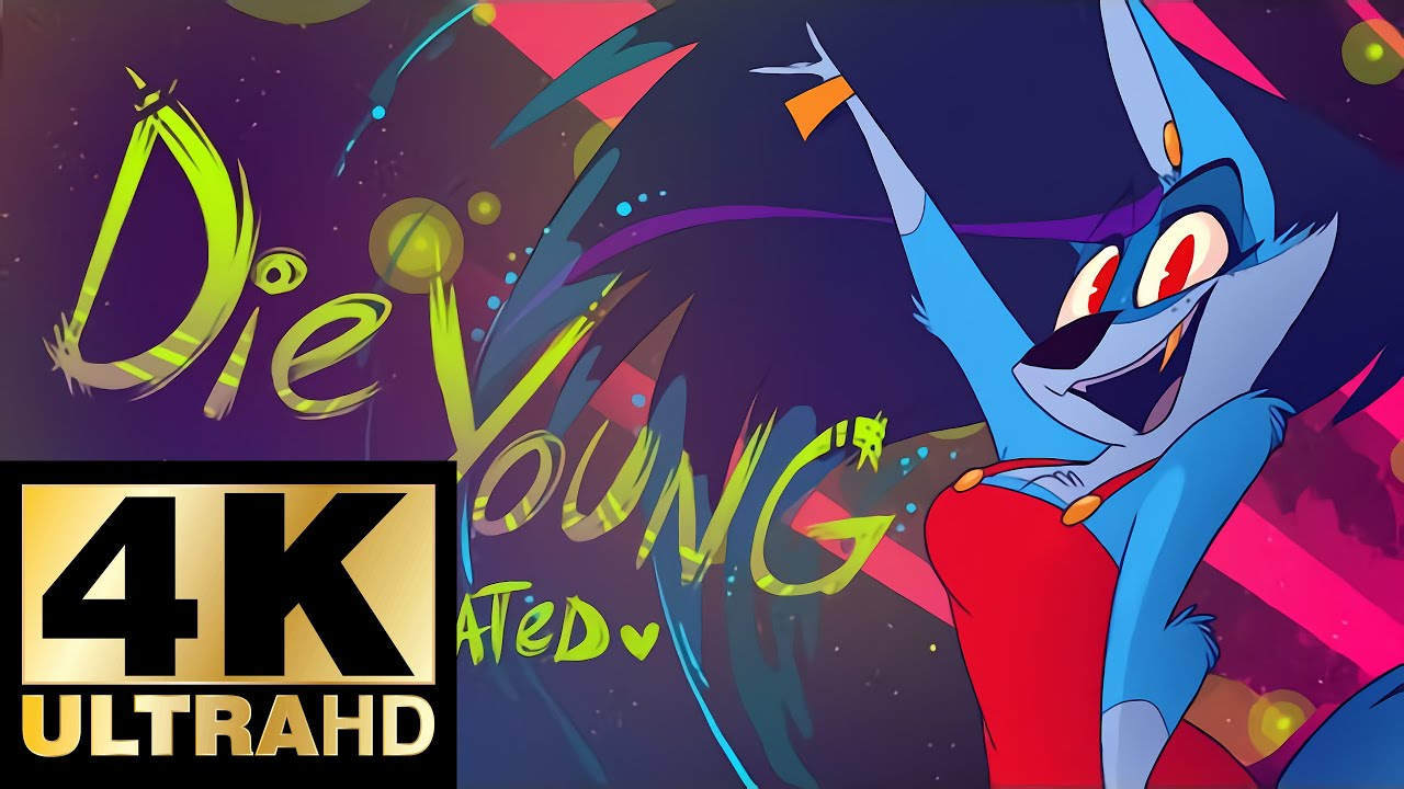 Die Young (Kesha) - Fan Animated Music Video - VivziePop - 4K Remastered by AI using waifu2x