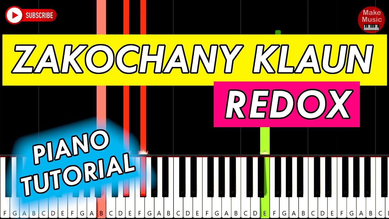 Zakochany Klaun Diadem Redox Piano Keyboard Tutorial Youtube