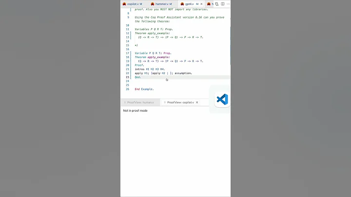 Proofs Written with AI - Apply Example #shorts