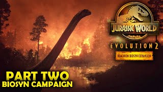 FULL *NEW* BIOSYN CAMPAIGN PART 2 - Jurassic World Evolution 2