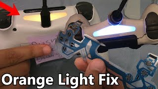 How to Fix PS4 Controller with an Orange Light that Turns On Then Off (Conductive Film Solution)