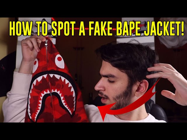 HOW TO SPOT A FAKE A BAPE JACKET! - YouTube