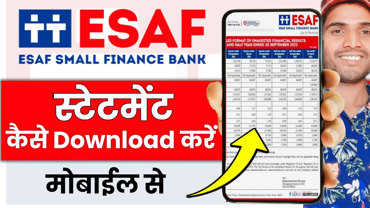 ESAF Small Finance Bank Statement Kaise Nikale Mobile Se ESAF Bank esaf-small-finance-bank-statement-kaise-nikale-mobile-se-esaf-bank