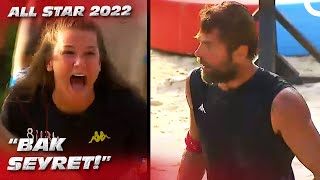 NİSA'NIN BAĞIRIŞINA ATIŞLARIYLA CEVAP VERDİ!  | Survivor All Star 2022 - 48.  Resimi