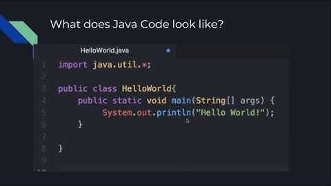 J-Term Java 2019 Part 2: First Look at Java