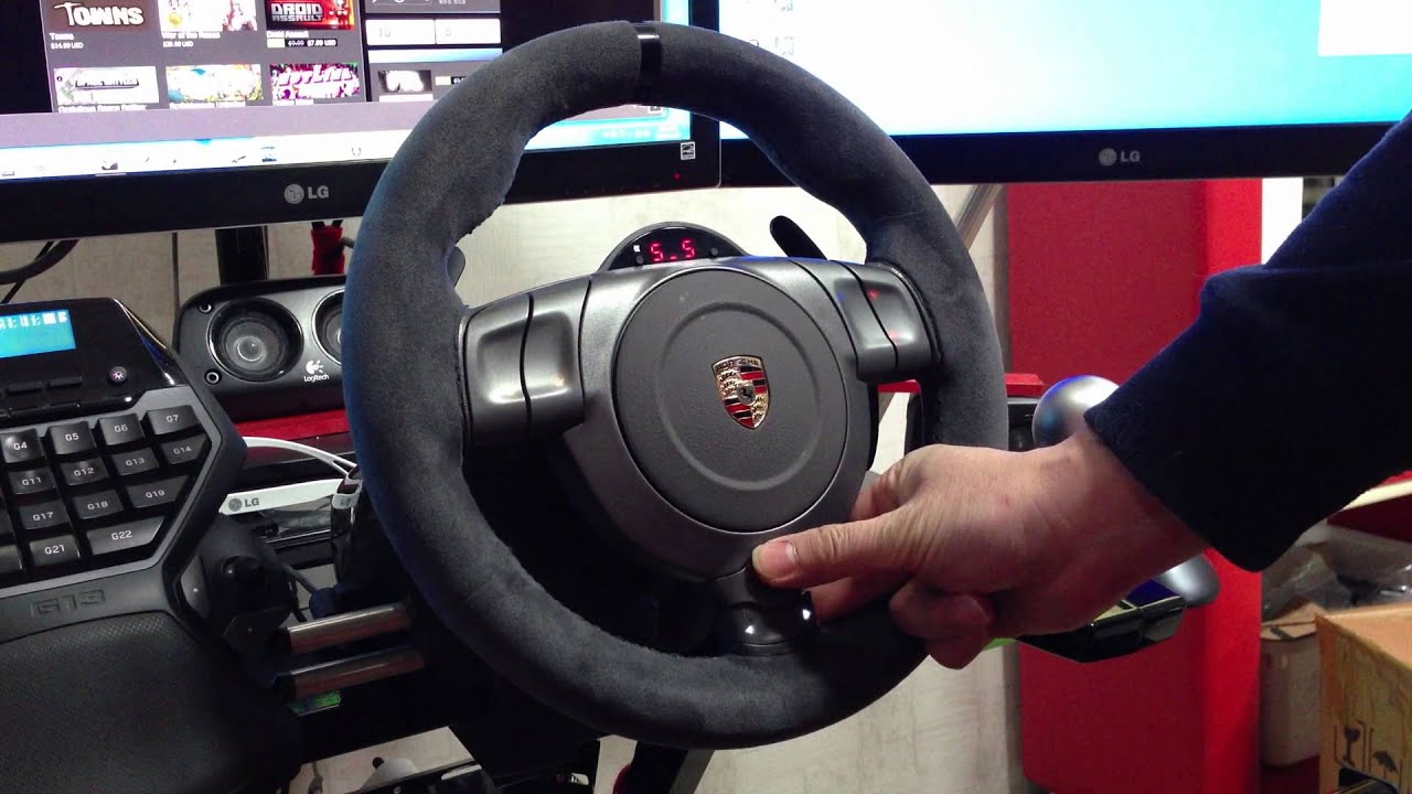 Fanatec Porsche 911 Gt2 Wheel Power On Youtube