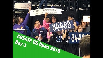 Holland Robotics CREATE US Open 2019 Day 3