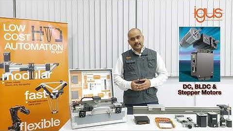 igus®- D1 Dryve for stepper motors, EC motors and DC motors