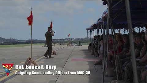 MAG-36 Change of Command (2019) 🇺🇸