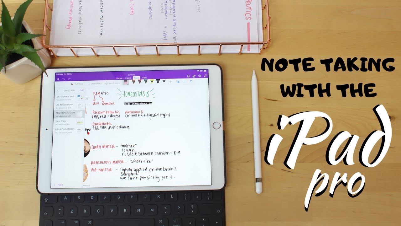 printing notes from onenote apple pencil