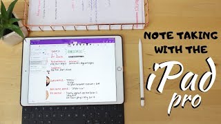 kobber Tomhed punktum HOW I TAKE NOTES ON MY IPAD PRO with OneNote | Apple pencil vs Keyboard -  YouTube