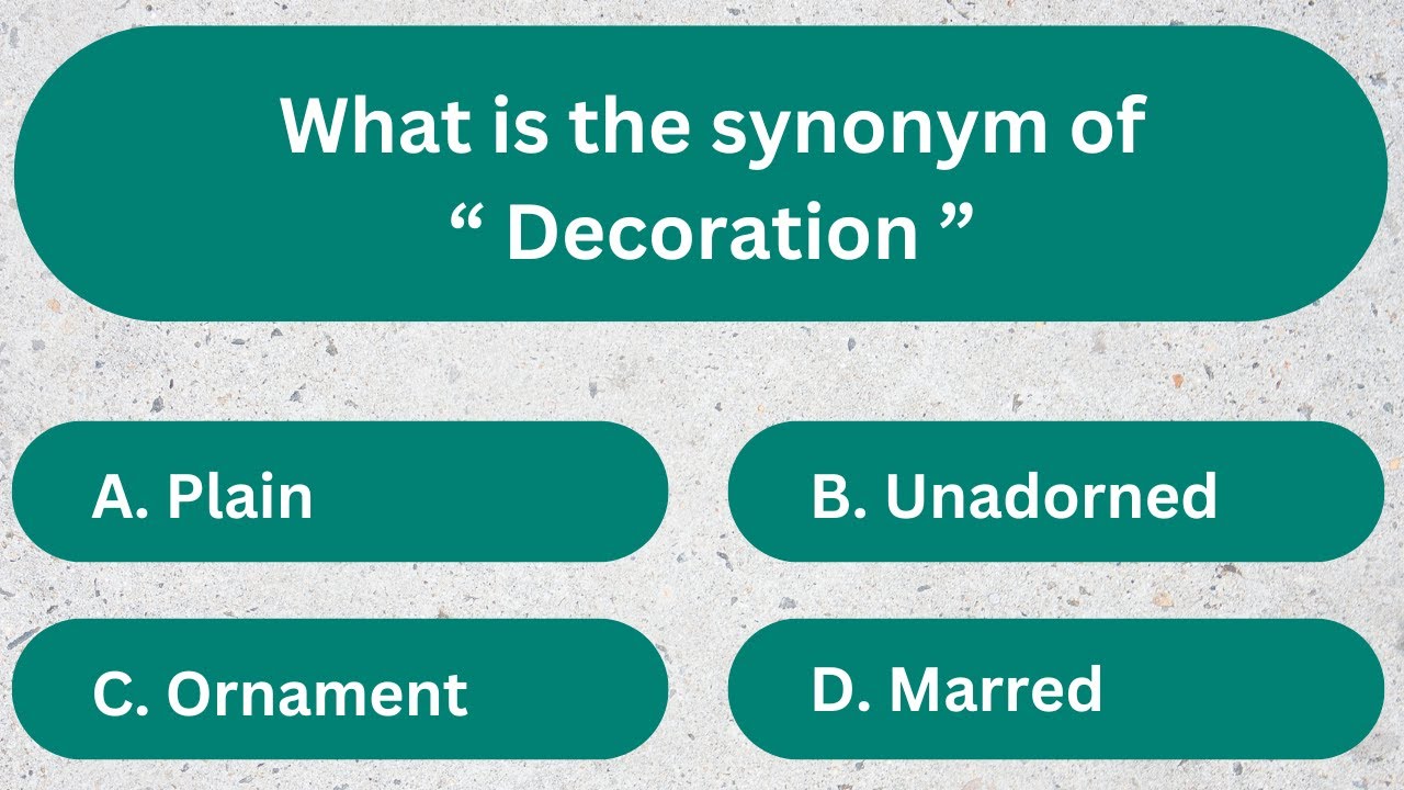 Synonym Quiz 36 Learn 10 Words Synonyms In English You