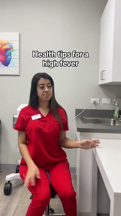 Health Tips for a High Fever🤒 #health #youtubeshorts #shorts #shortvideo