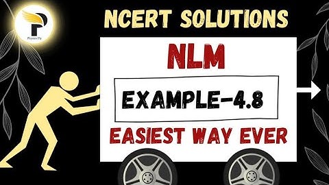 Physics Ncert NLM Example 4.8