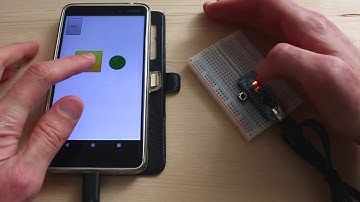 RoboRemo Tutorial 001 - Button and LED
