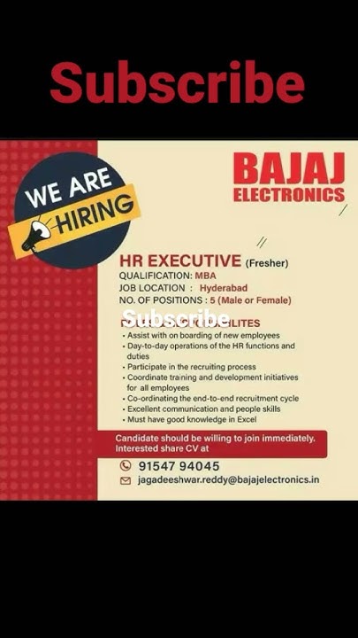 bajaj-electronics-hiring-l-hr-executive-jobs-in-hyderabad-2023-youtube