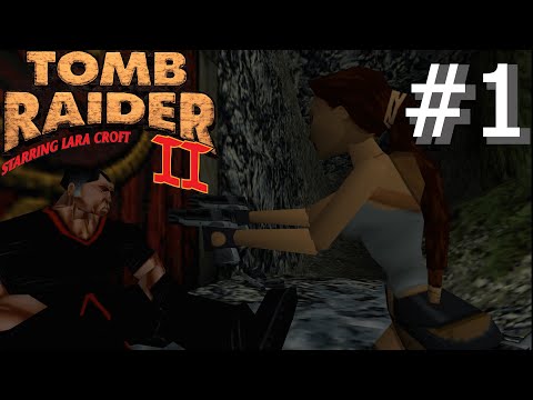 Tomb Raider 2 FULL Walkthrough [RO/ENG Subs] - Lara&rsquo;s Home & Level 1: The Great Wall