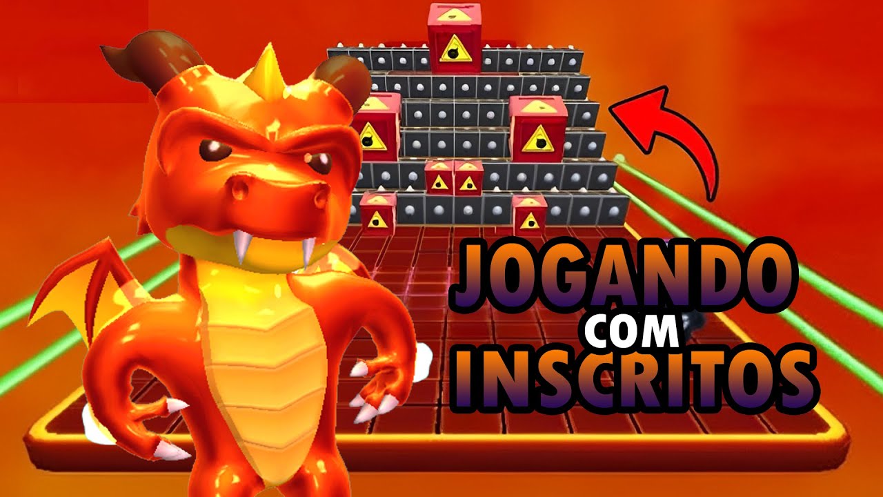 🔴 STUMBLE GUYS AO VIVO 🔥 BLOCK DASH LENDÁRIO 🔥 JOGANDO COM