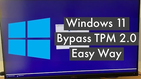 Install Windows 11 on Unsupported Hardware Bypass TPM 2.0