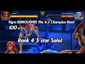 Tigra DEMOLISHES The 6.2 Champion Boss! Rank 4 5 Star Solo!