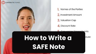 How to Write a SAFE Note [Lawyer Templates Available]