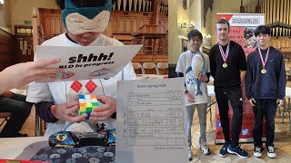 3x3 Blindfolded in 1:18.888 | 2nd place at Bolton Spring 2024!