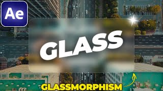 GLASSMORPHISM EFECT در افترافکت