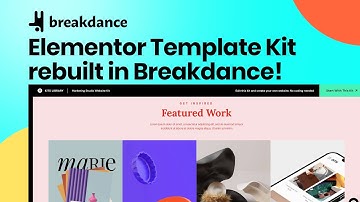 Elementor Template Kit rebuild in Breakdance - Best Visual Builder for WordPress
