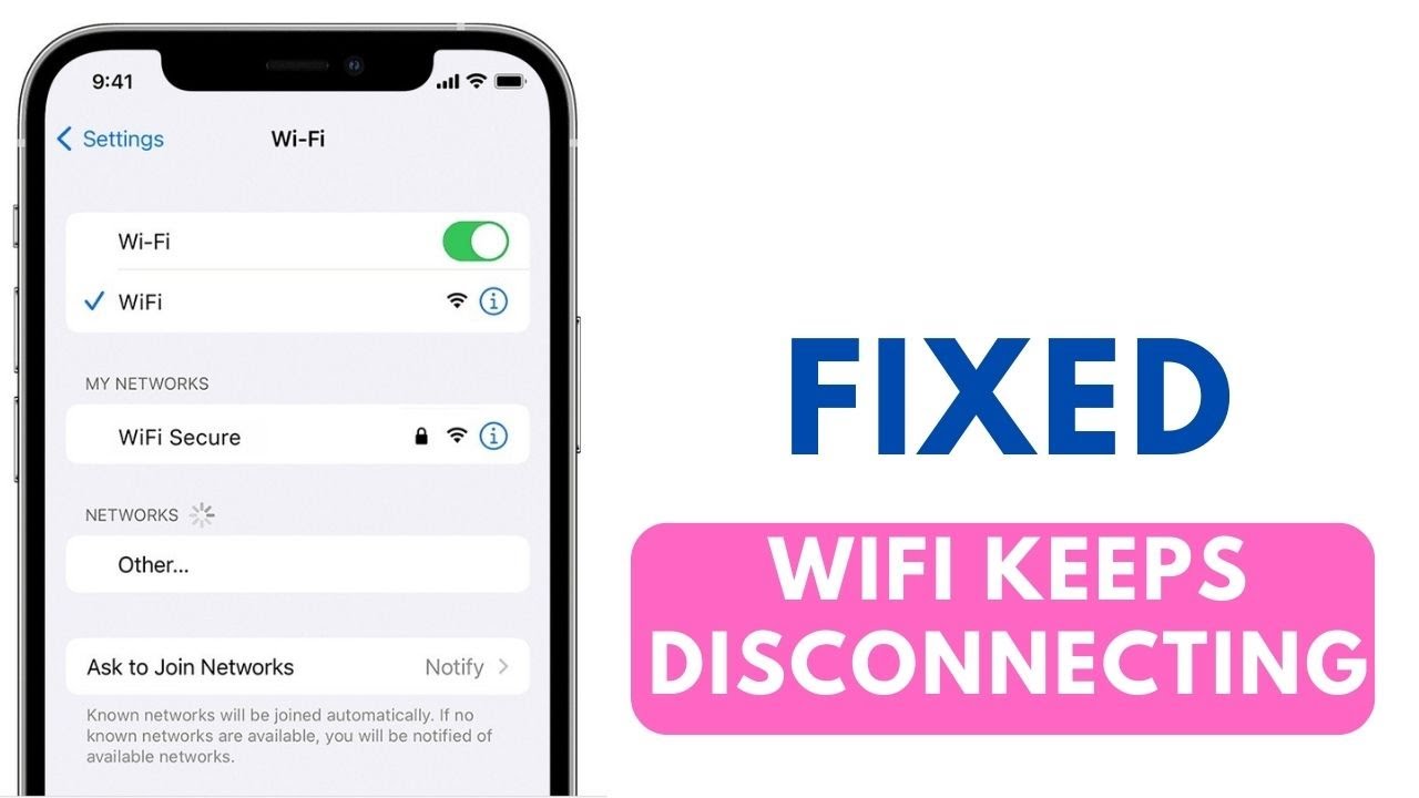 How To Fix WIFI Keeps Disconnecting On Your IPhone YouTube
