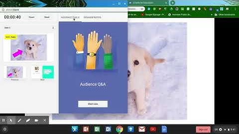 Google Slides   Slide Menu & Presenter View