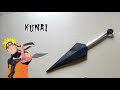 Kunai | How to make kunai with paper | DIY kunai knife 🔪| Unleashed Crafts ♡