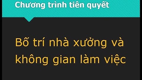 Các chương trình tiên quyết là gì