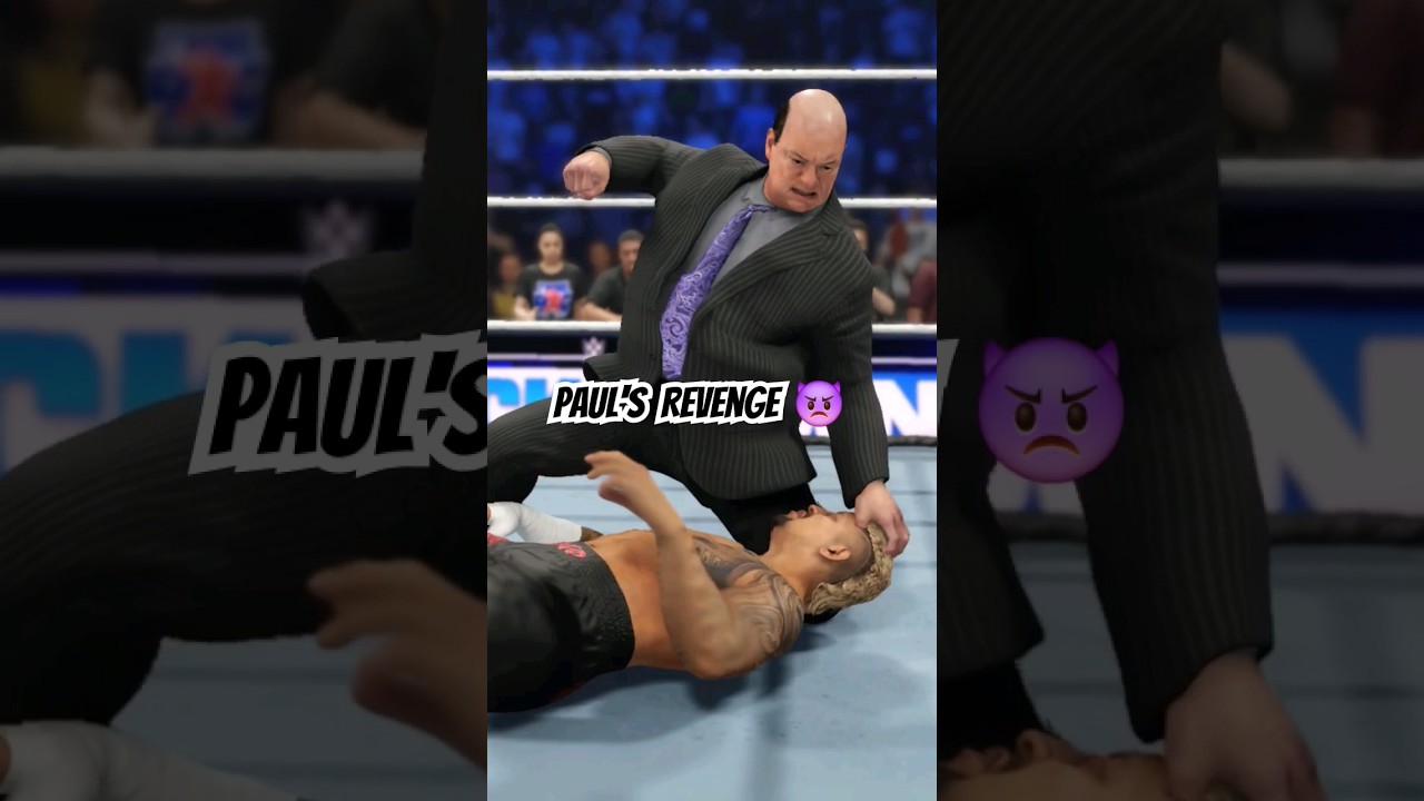 Paul Heyman vs Solo Sikoa 💥💥 #shorts #wwe2k24 #wwe2k23
