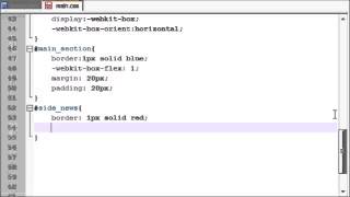 HTML5 16 Finishing the Flexible Box Model Layout