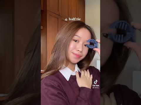 Video: 15 Cara Memiliki Gaya Rambut Sederhana Untuk Sekolah (Rambut Panjang)