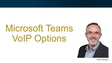 Microsoft Teams VoIP Options